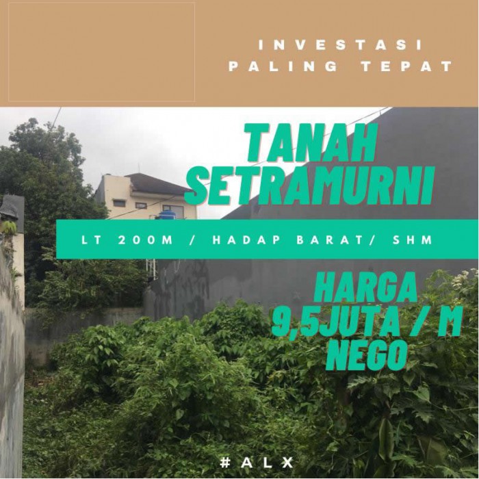 Tanah di Setra Murni Bandung